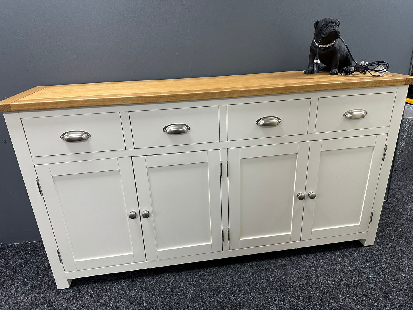 Cream Extra Large Sideboard