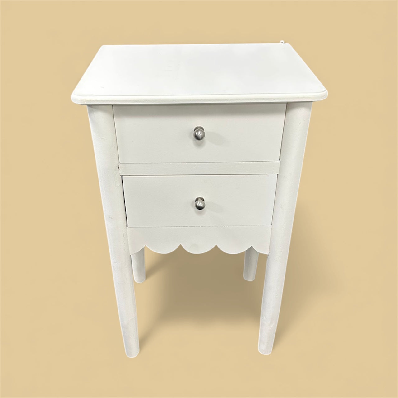 White Bedside Tables (PAIR)