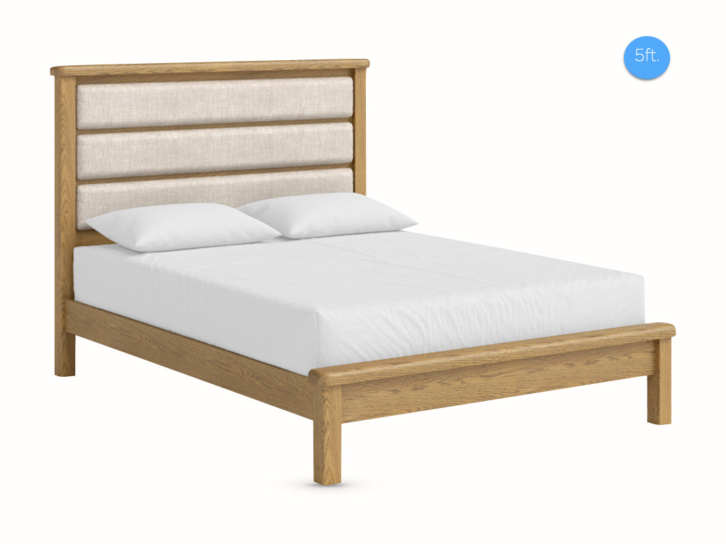 Dorchester Oak 5ft Low End Bed