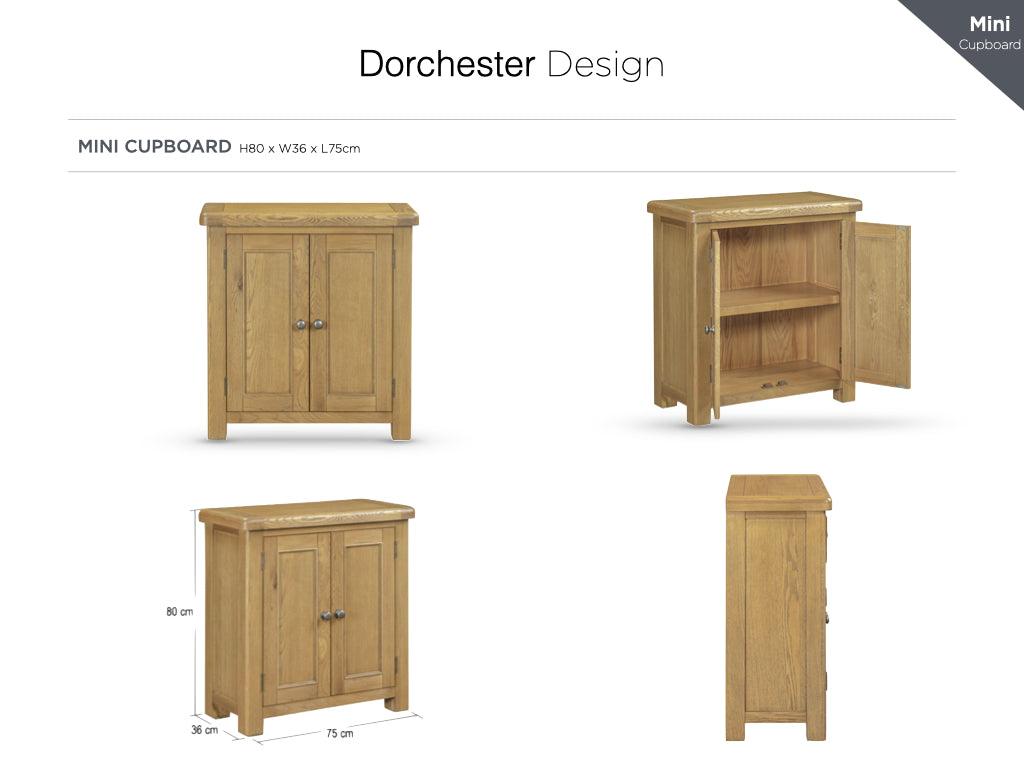 Dorchester Oak Mini Cupboard