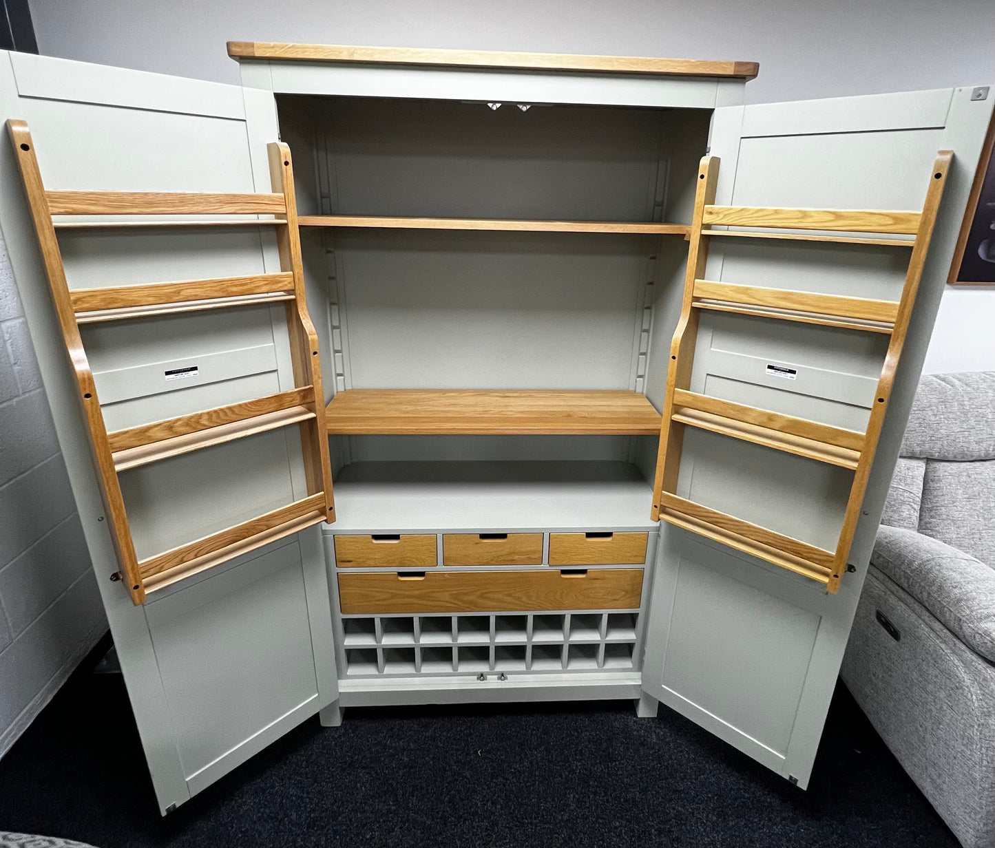 Sage Green Double Larder