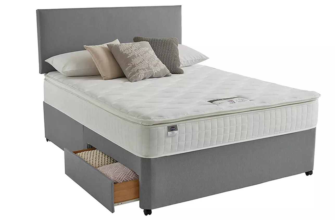 6ft Silentnight 1000 Pocket Pillowtop Clearance Mattress (Superking) For The Home Interiors