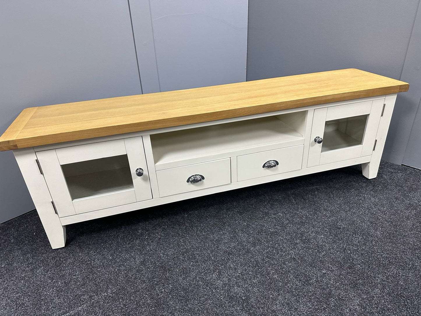White Large Tv unit