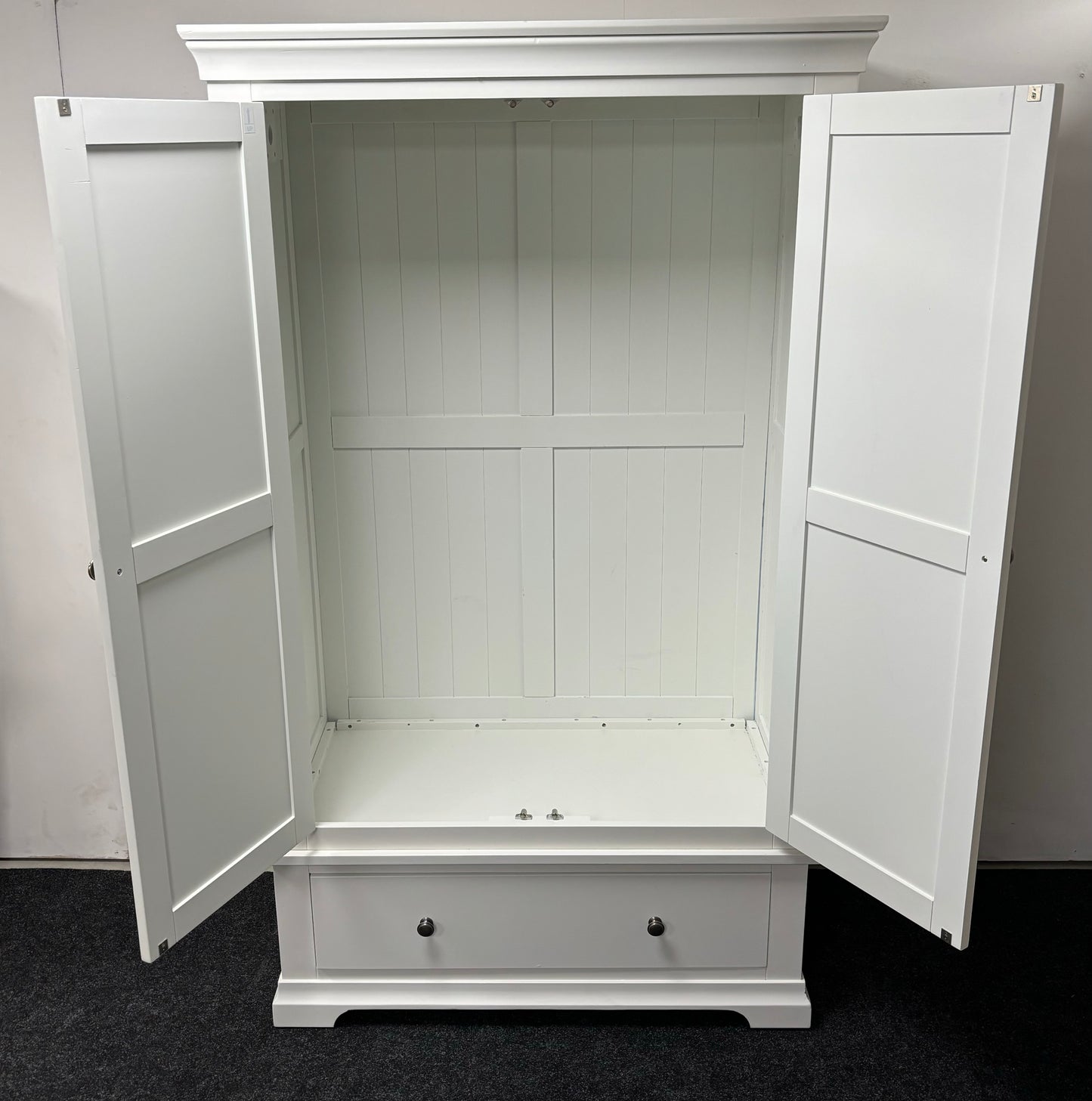 Warm White Double Wardrobe