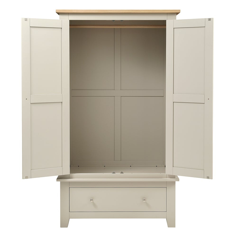 Limestone Double Wardrobe