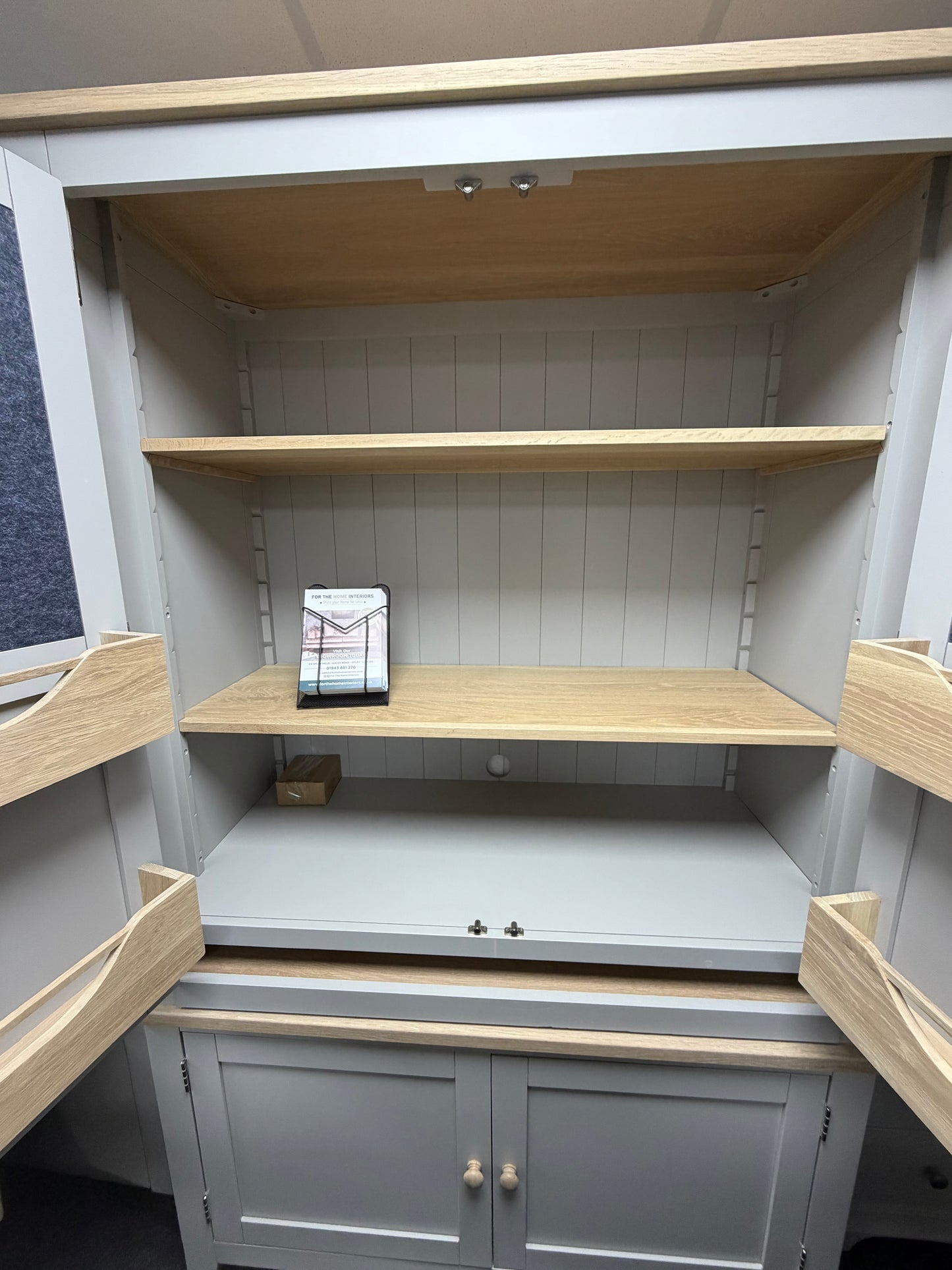Dove Grey Hideaway Desk