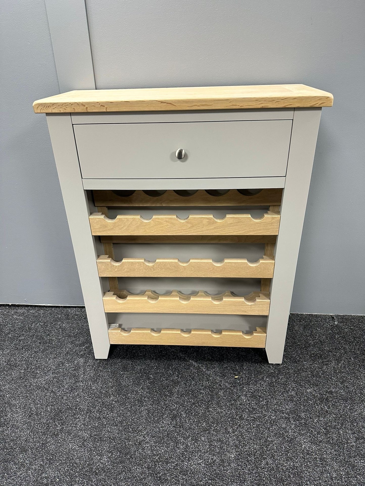 Grey Wine Cabinet