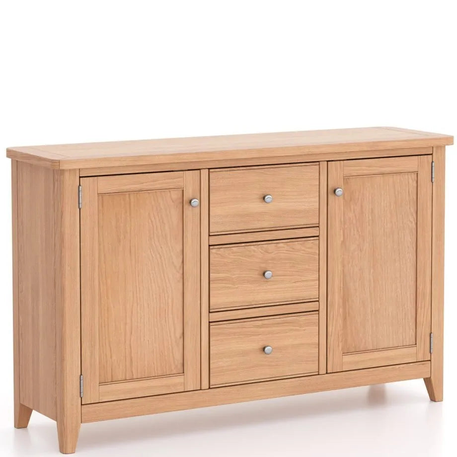 Arlyn Oak 2 Door 3 Drawer Sideboard