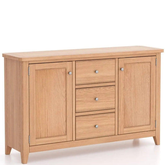Arlyn Oak 2 Door 3 Drawer Sideboard