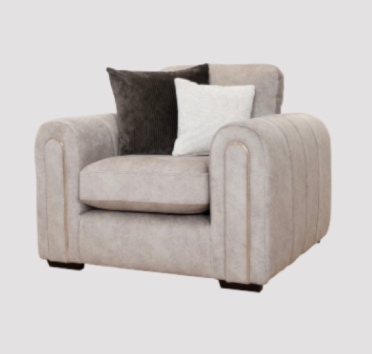 Stone 3 Seater & Chair Set Ex Display