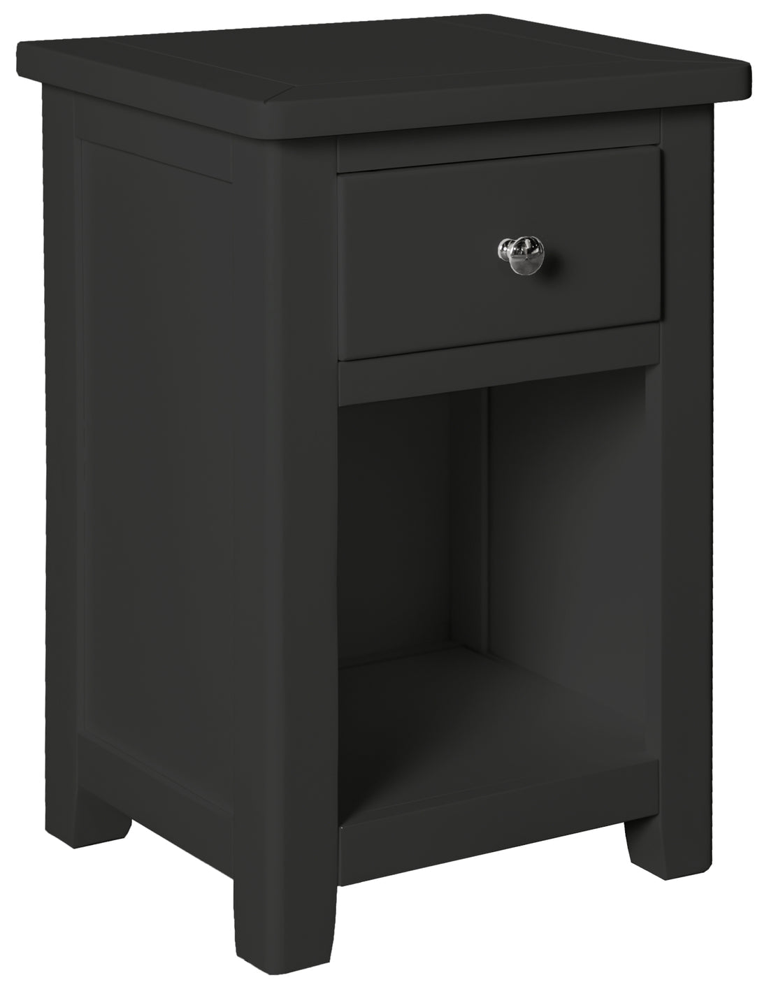 Charcoal 1 Drawer Nightstands (Pair)