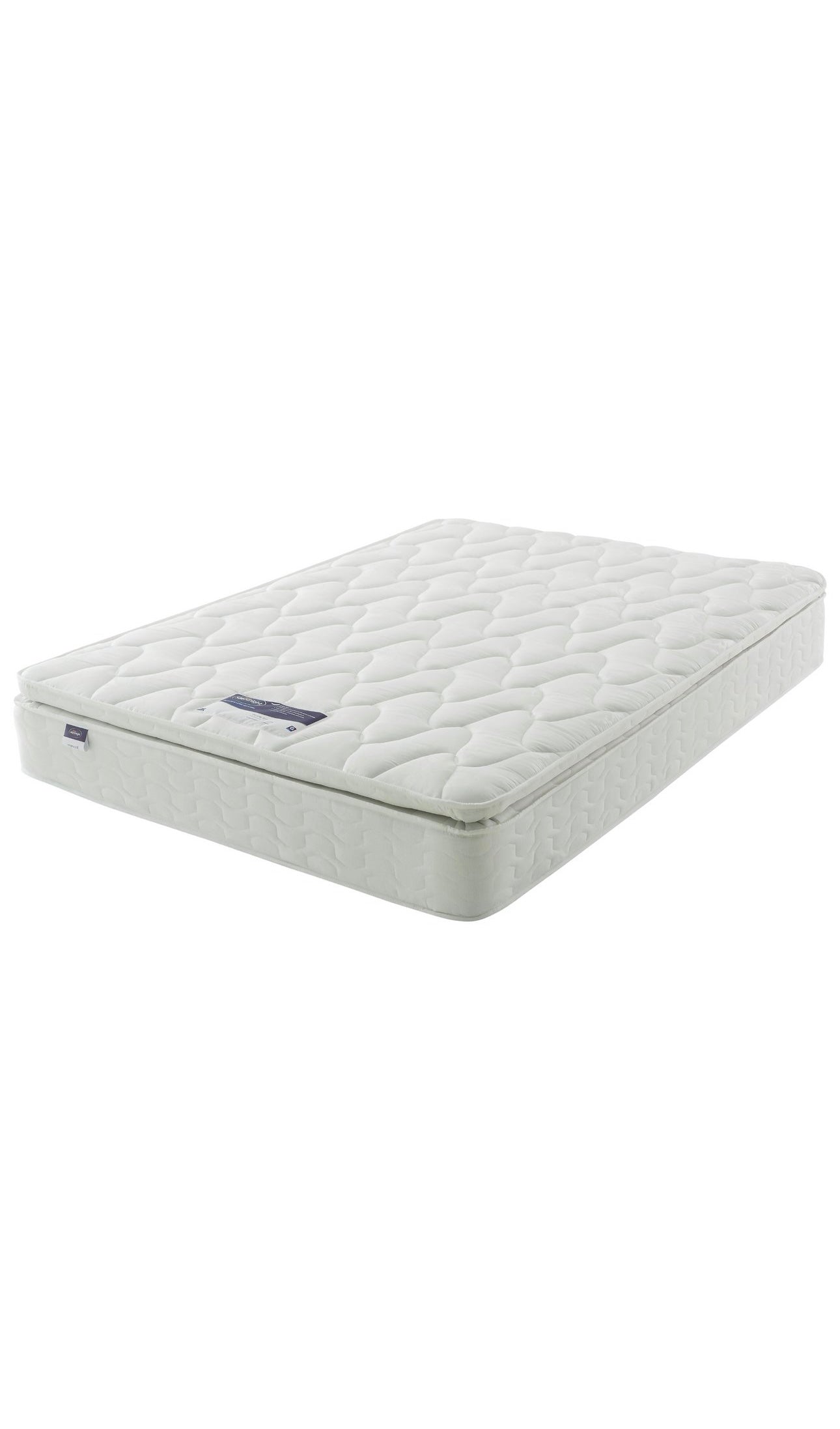 4’6ft Silentnight Pillowtop Miracoil Clearance Mattress (Double)