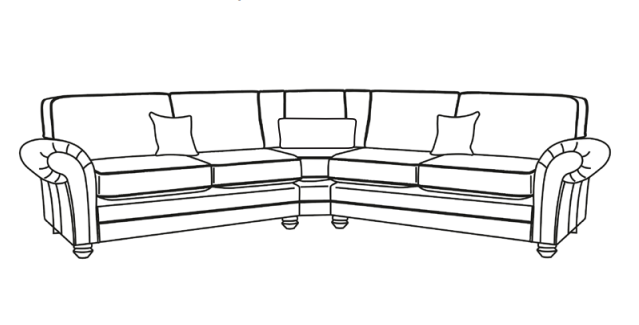 Cotswold 2 on 2 Corner Sofa