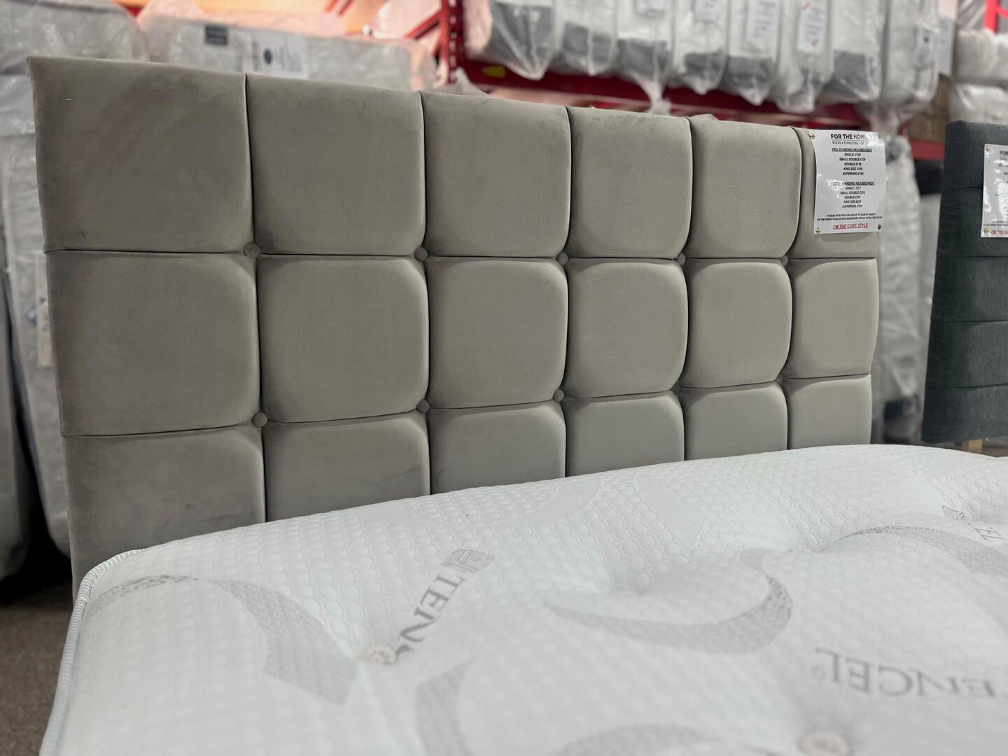 Cube Headboard For The Home Interiors
