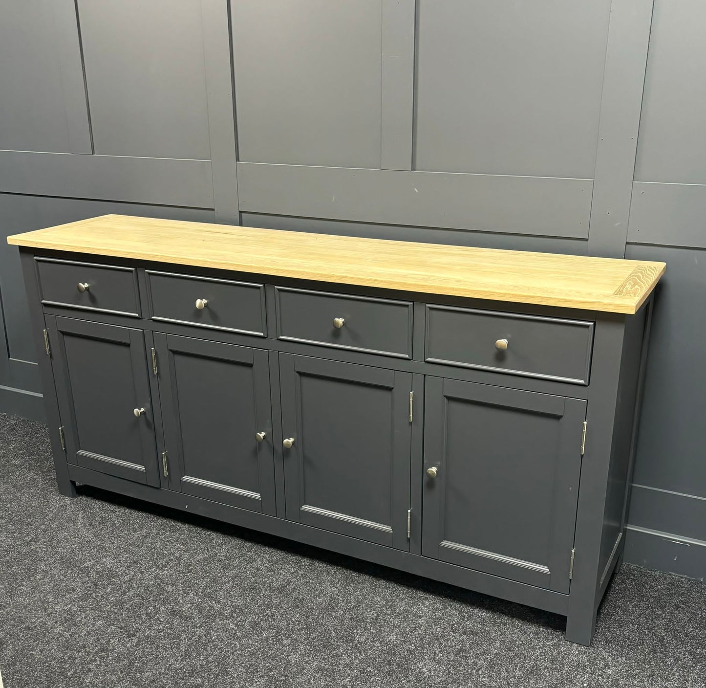 Charcoal Extra Large Sideboard