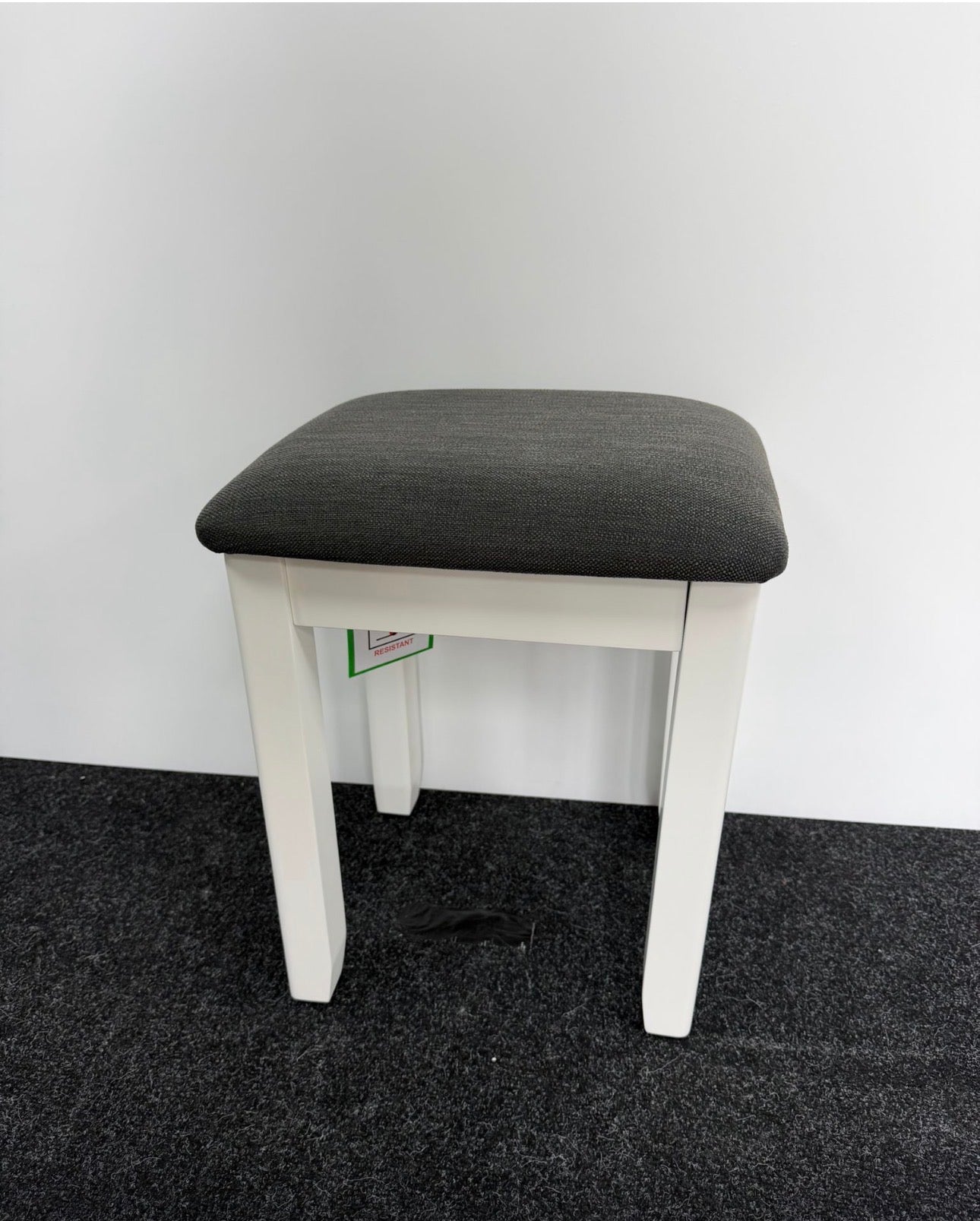 White Dressing Table Stool