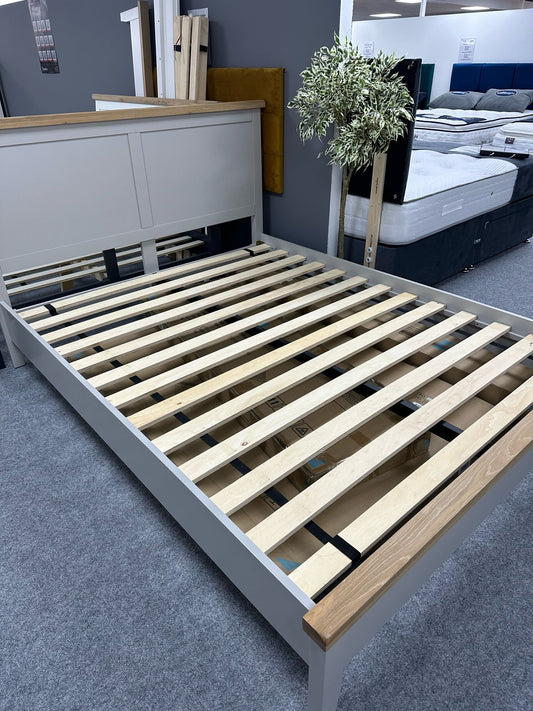 Clearance King Size White Bedframe
