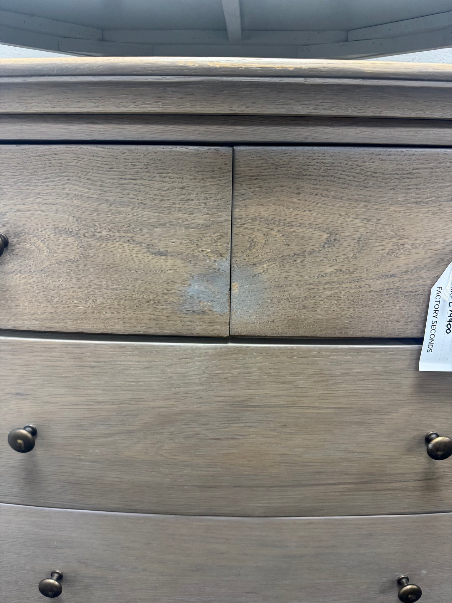 Smoked Oak 2 Over 3 Chest Of Drawers