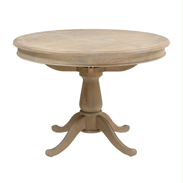 Oak Round Extending Dining Table