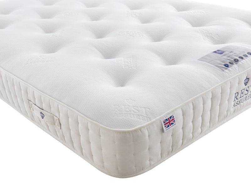 4'6ft Rest Assured Kelbrook 1400 Pocket Mattress - NEW