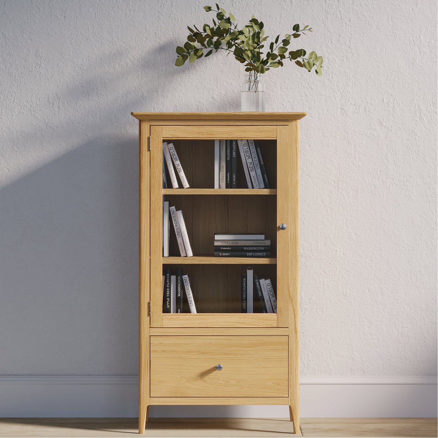 Saxby Glazed Bookcase