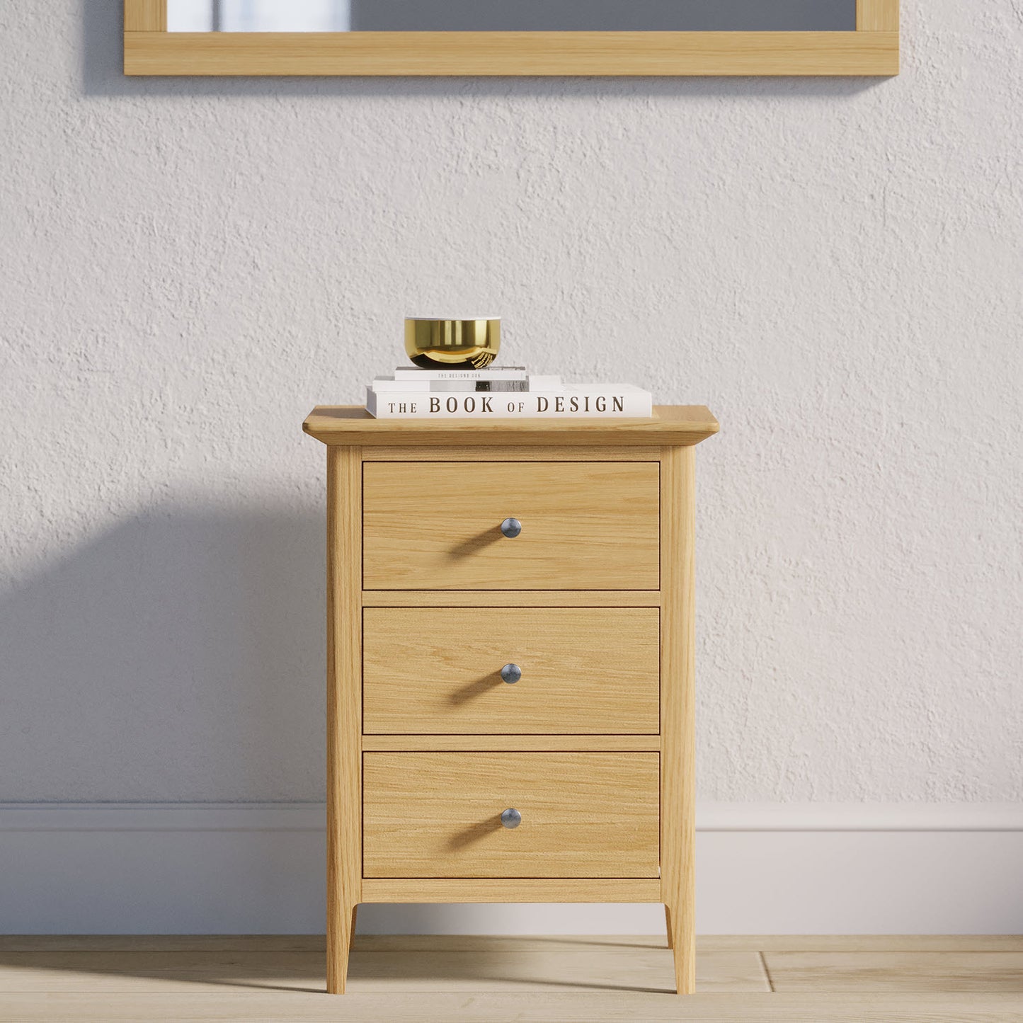 Saxby 3 Drawer Bedside