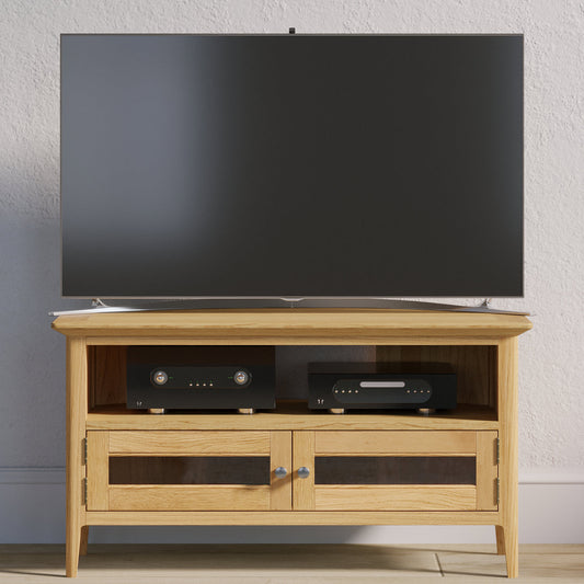 Saxby Glazed Corner TV Unit