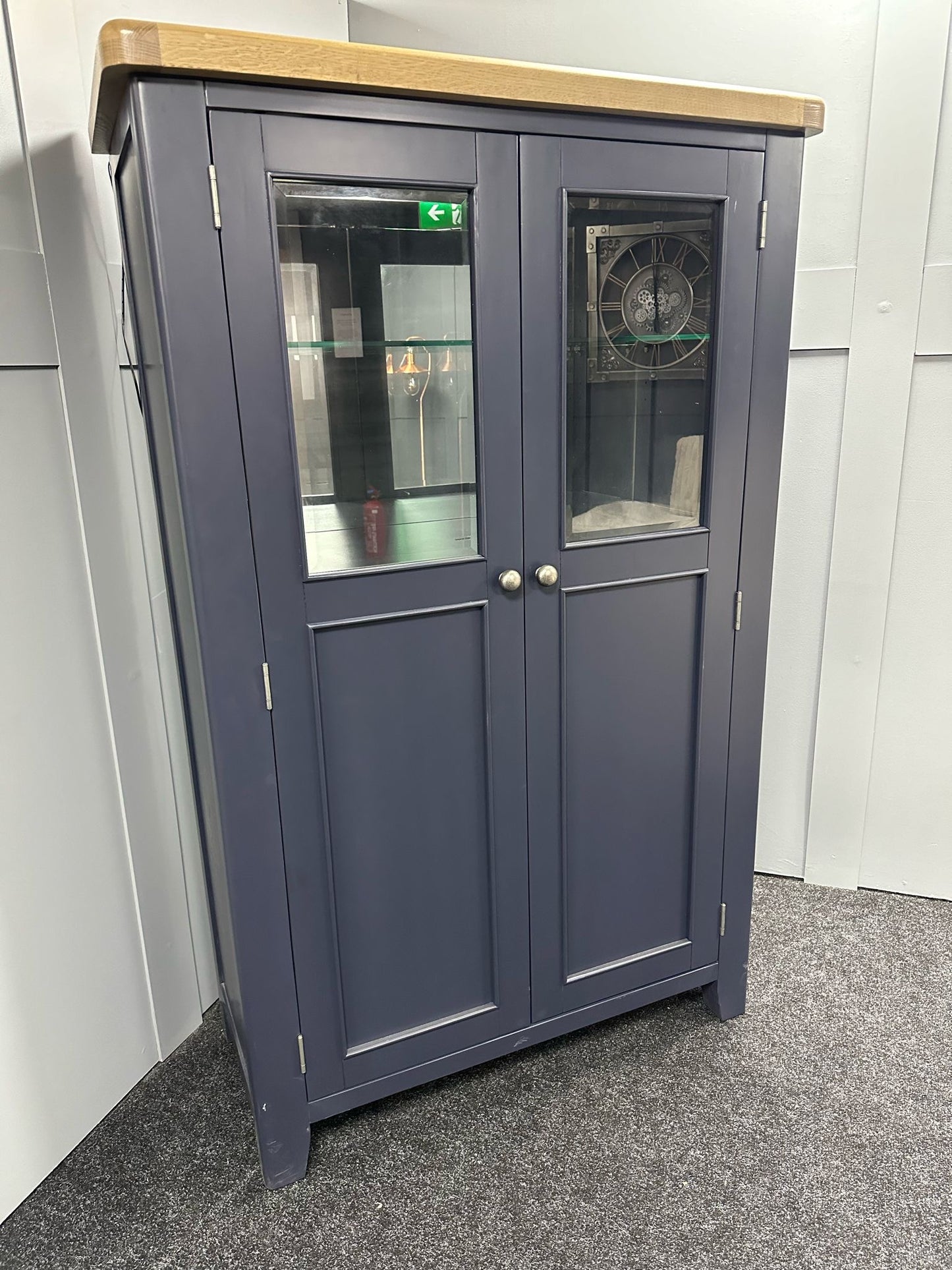 Blue Drinks Cabinet