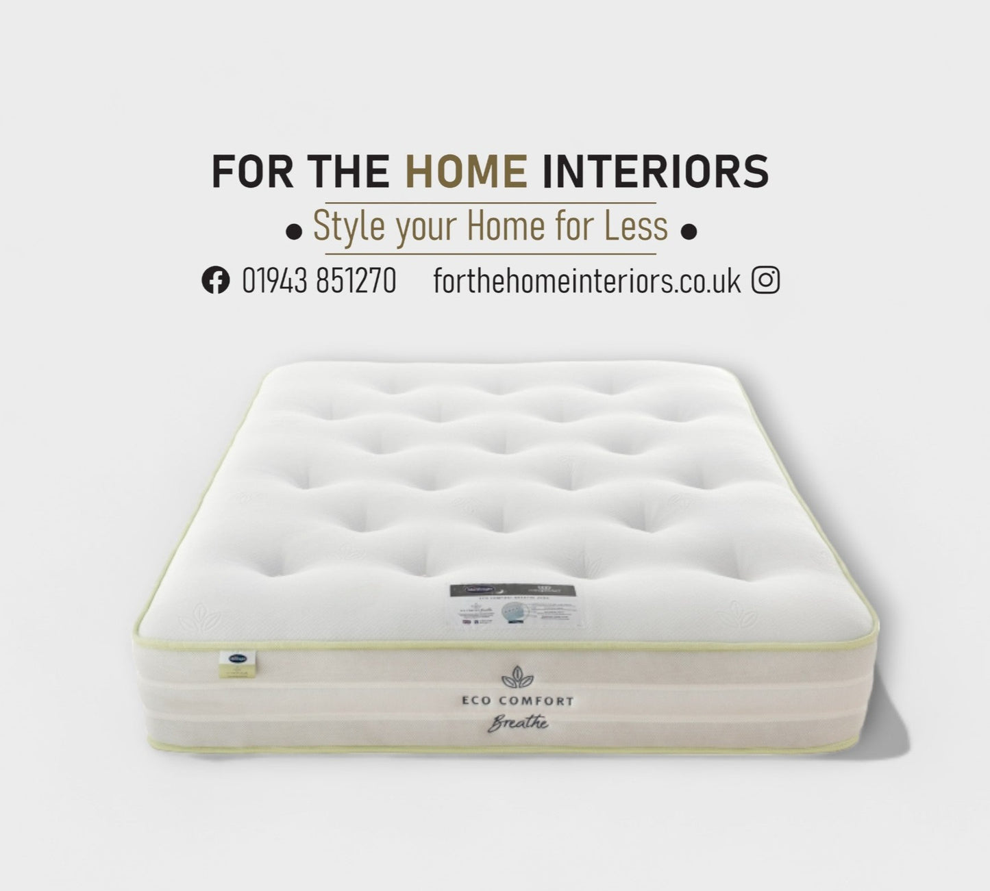4’6ft Silentnight 1400 Eco Comfort Clearance Mattress