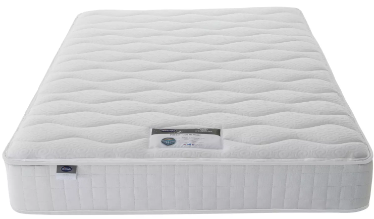 4’6ft Silentnight 1000 Pocket Memory Clearance Mattress