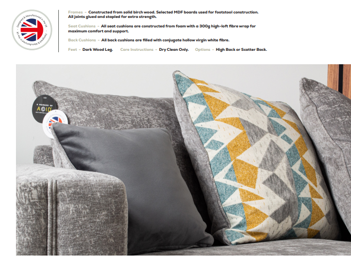 Ariya Chaise Corner Sofa