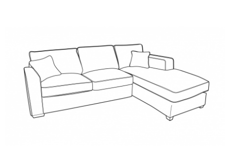 Small Chaise Sofa - Chicago Collection
