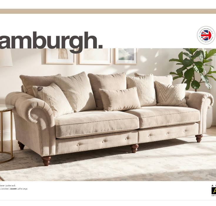 Bentley 4 Seater Sofa (Modular)