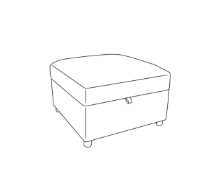 Flynn Storage Footstool