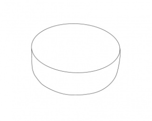 Vesper Round Footstool For The Home Interiors