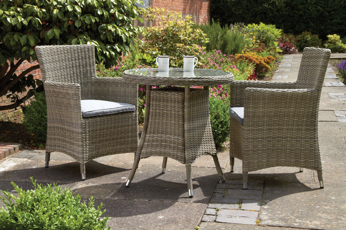 Wentworth 2 Seater Bistro Set With Low Back Chairs For The Home Interiors