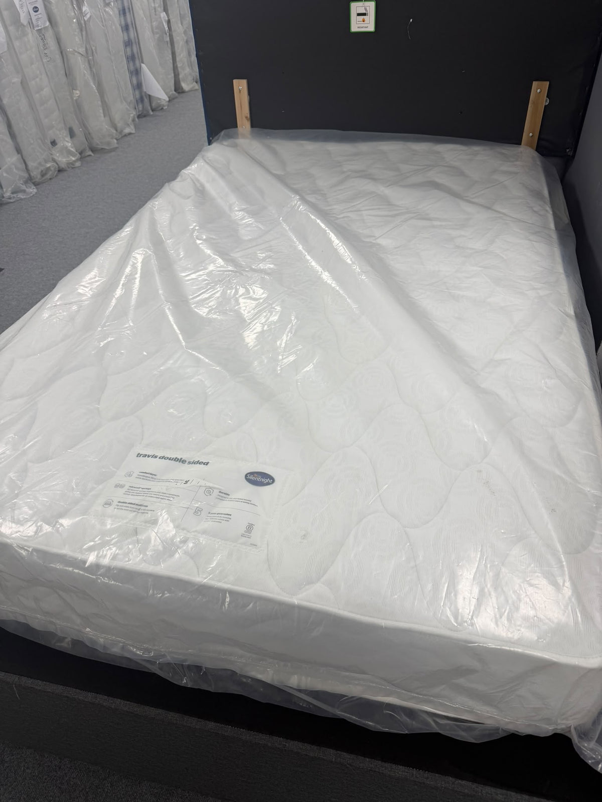 4ft Silentnight Travis Double Sided Mattress Clearance Mattress (Small Double)