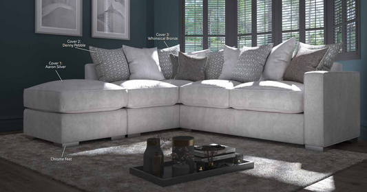 2 on 1 Corner Sofa - Chicago Collection