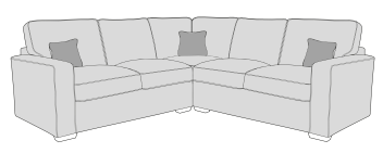 2 on 2 Corner Sofa - Chicago Collection