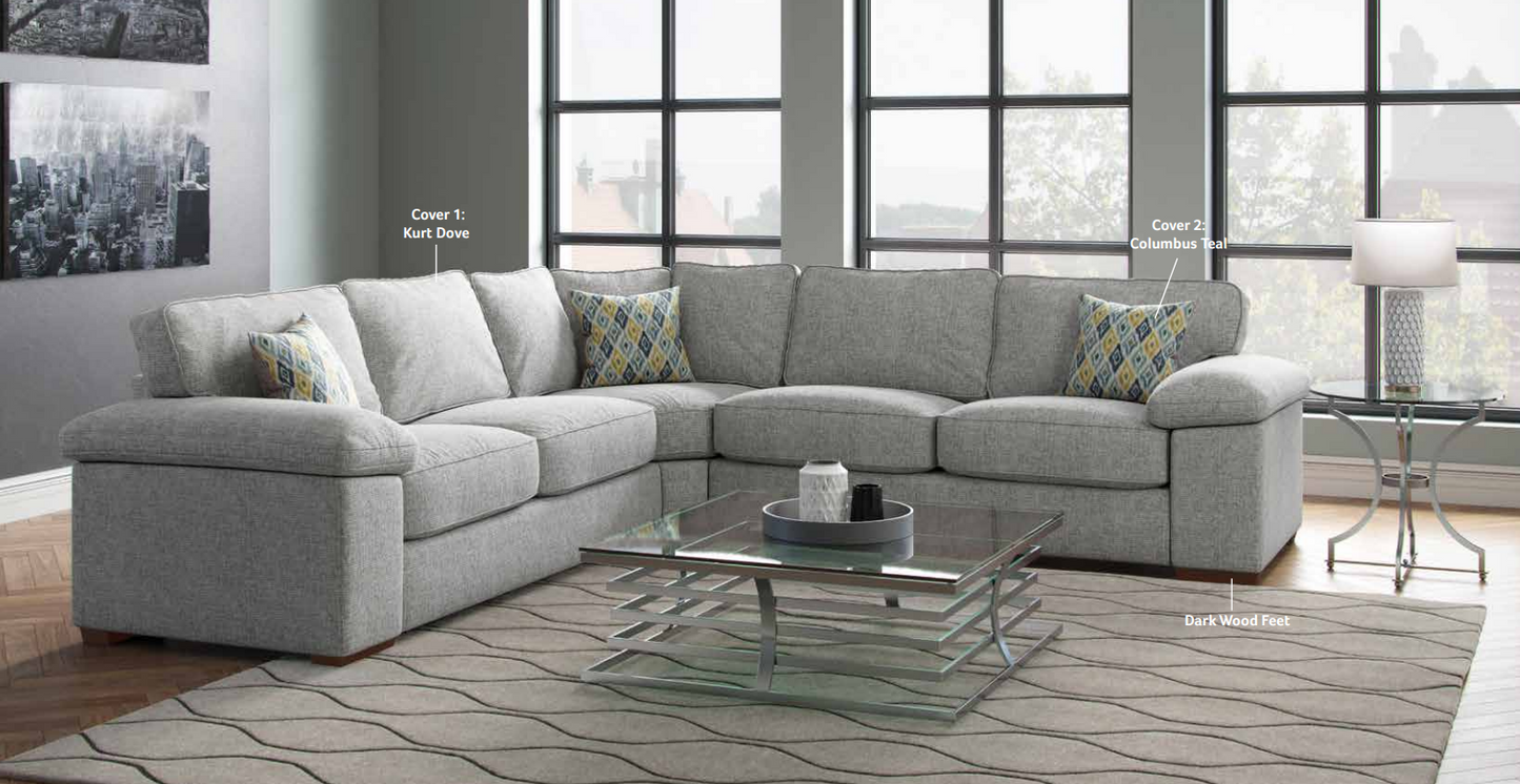 Dexter 2 on 2 Corner sofa