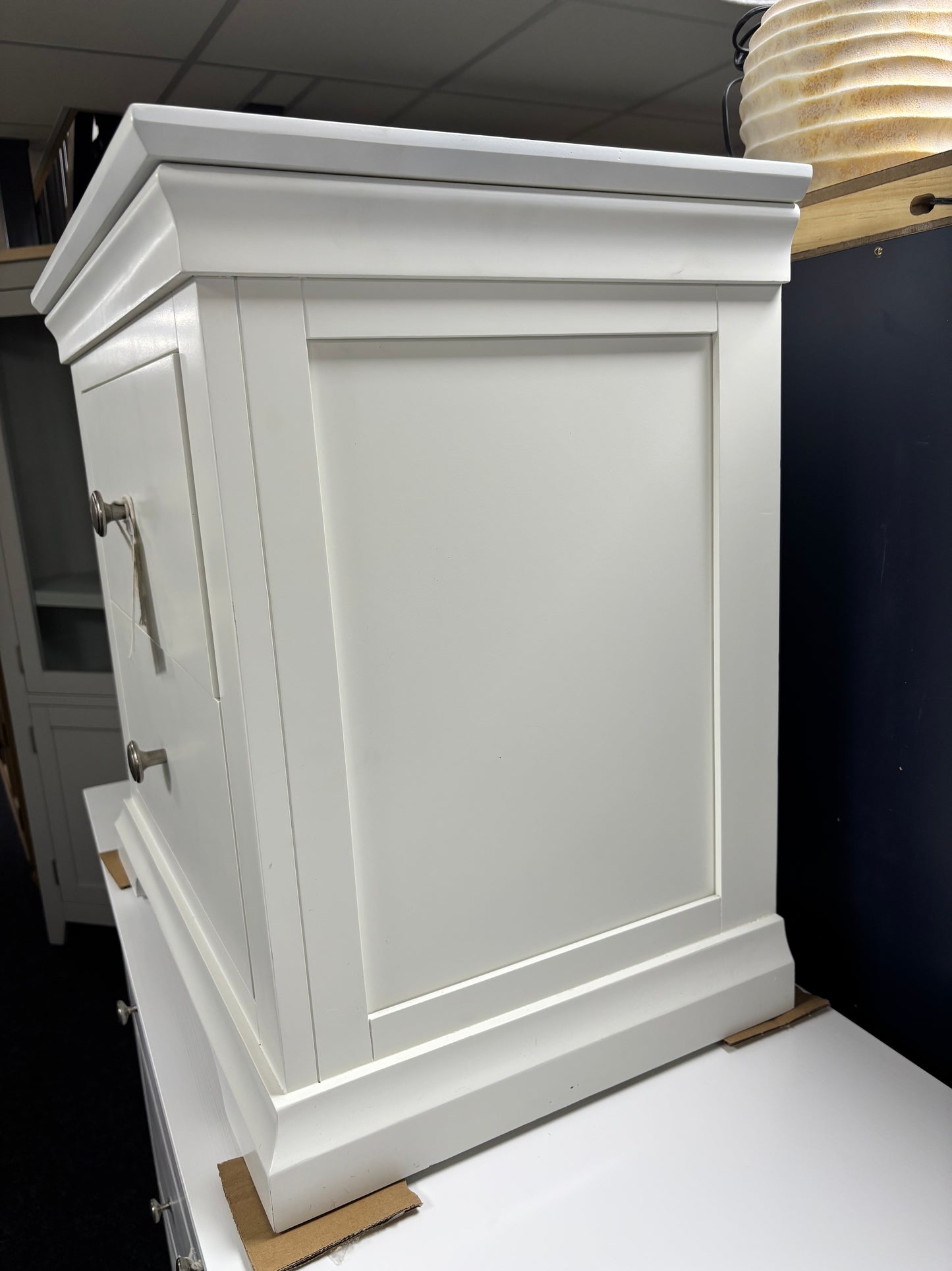 White Jumbo Bedside