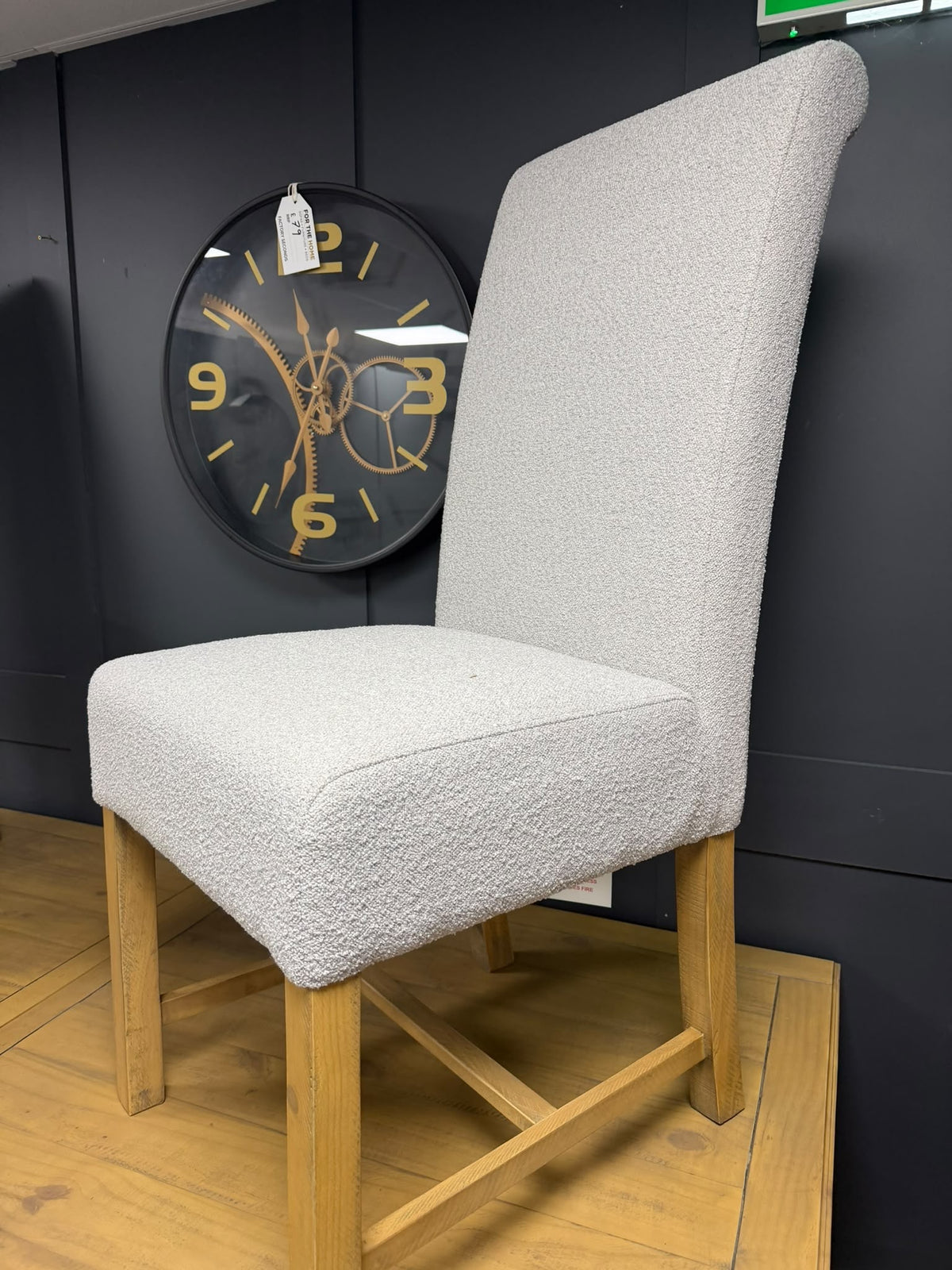 Oak 2m Extending Dining Table Set (Ex Display)