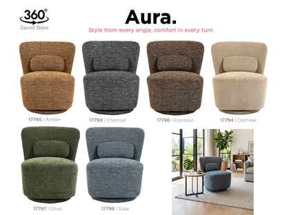 Aura Swivel Accent Chair