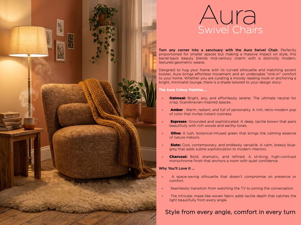 Aura Swivel Accent Chair