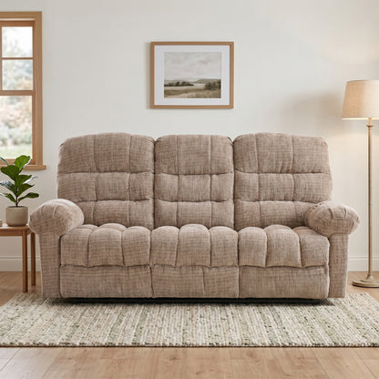 Cloud 3 Seater Manual Recliner