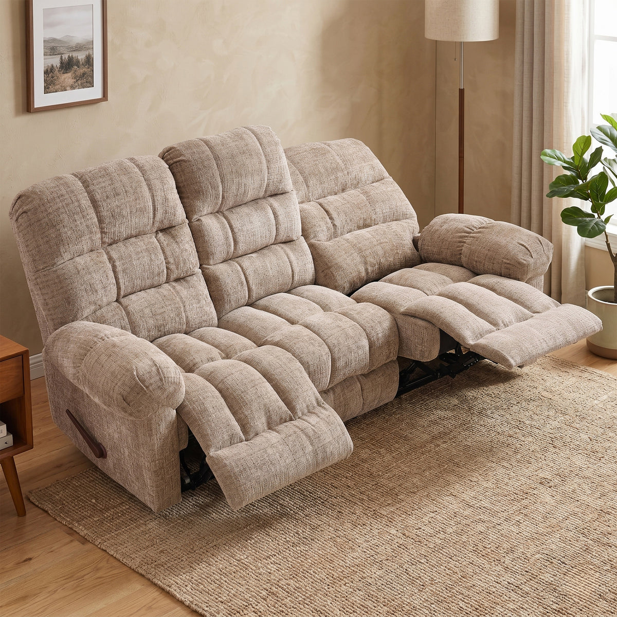 Cloud 3 Seater Manual Recliner