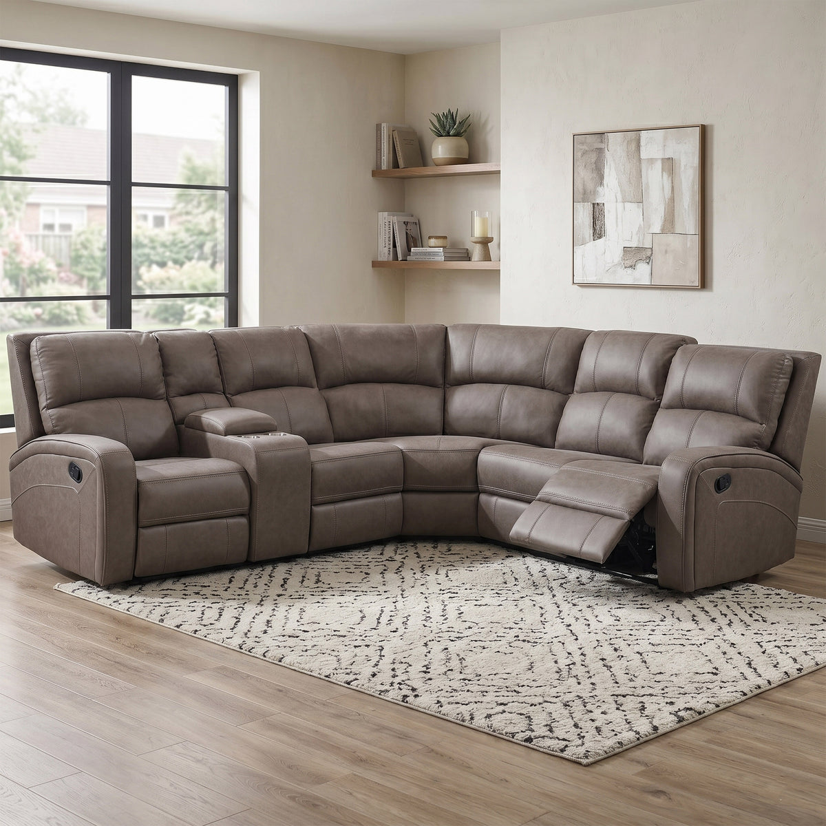 Silverton Manual Reclining Corner Sofa