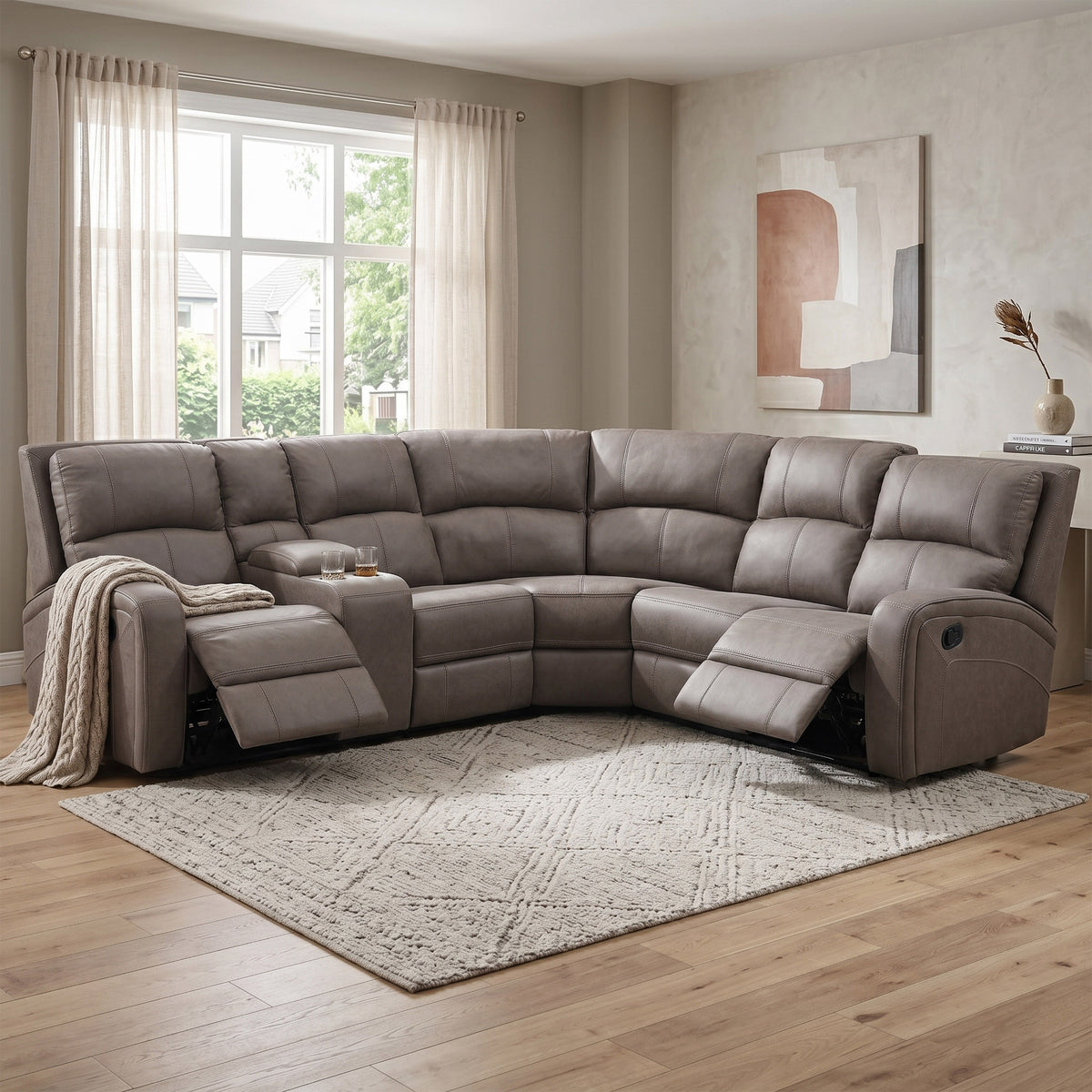 Silverton Manual Reclining Corner Sofa