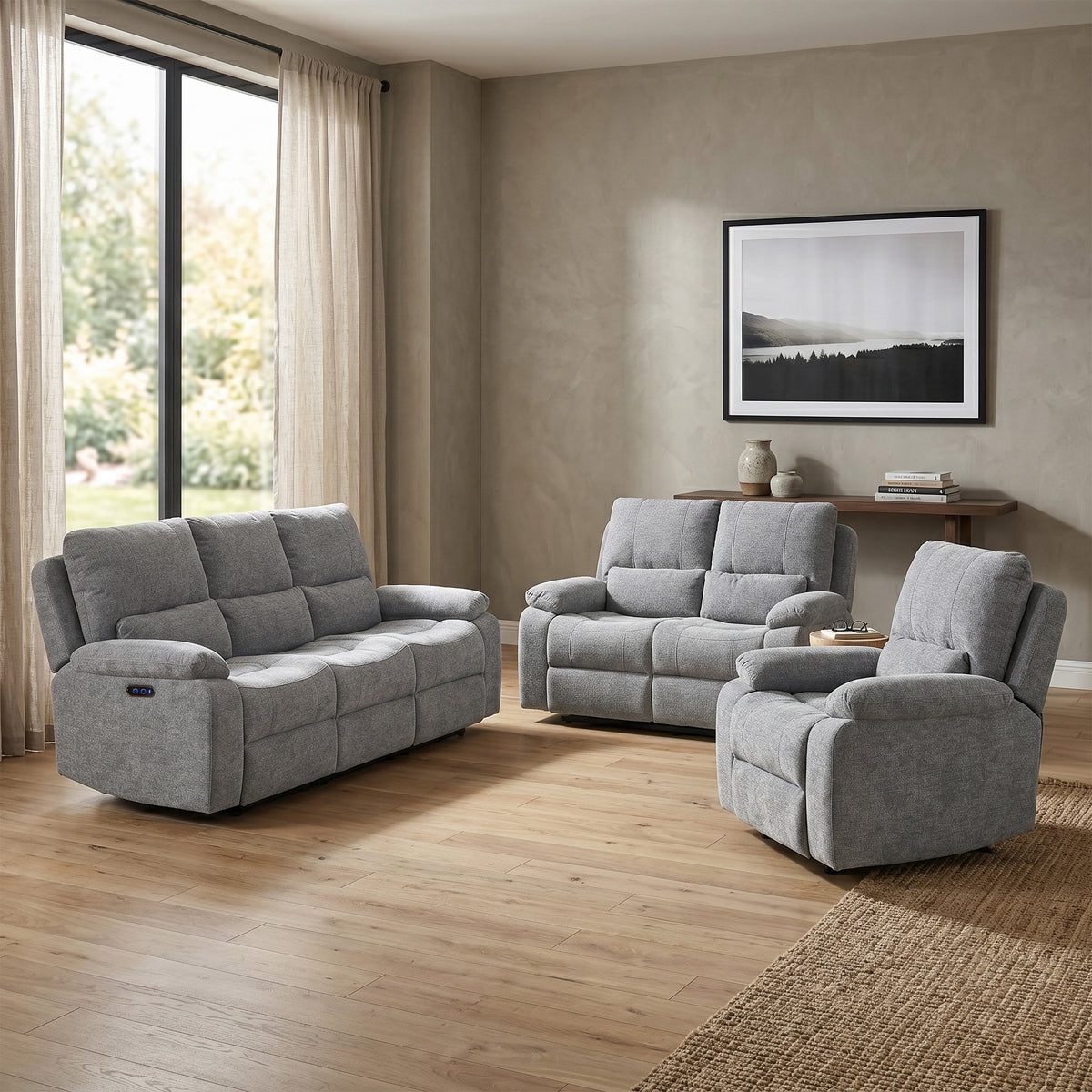 Knightsbridge 2 Seater Reclining Sofa
