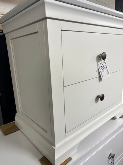 White Jumbo Bedside